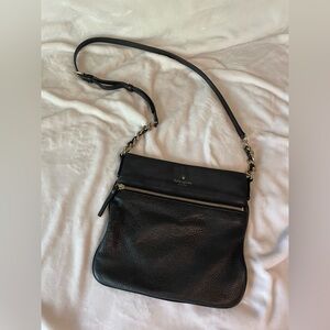 Kate Spade Black Leather Crossbody Bag